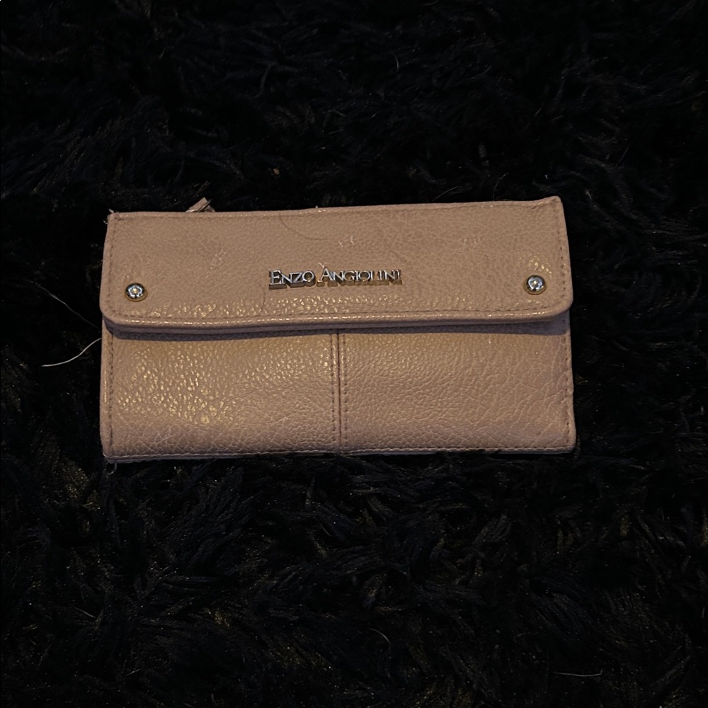 Enzo Angiolini Blush Leather Wallet